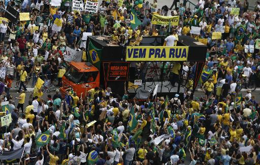 Manifestations contre la corruption Brésil 5